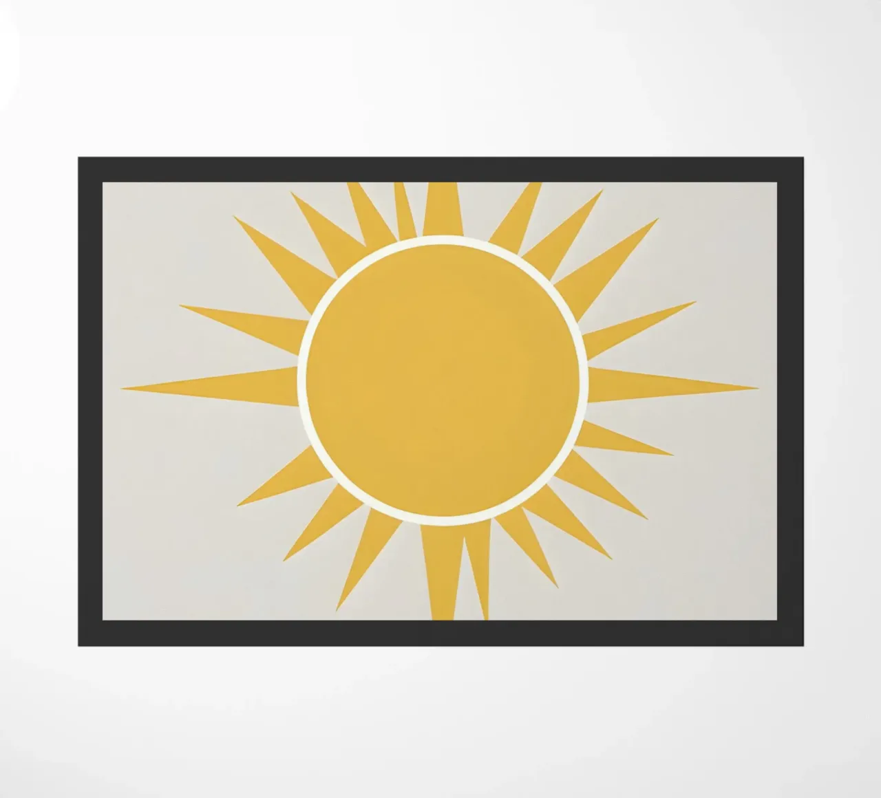 Sole con raggi semplici zerbino da LIFESTYLE OBJECTS