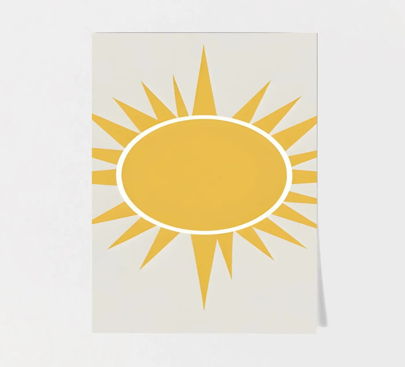 Sun with simple rays sticker sheet by LIFESTYLE OBJECTS