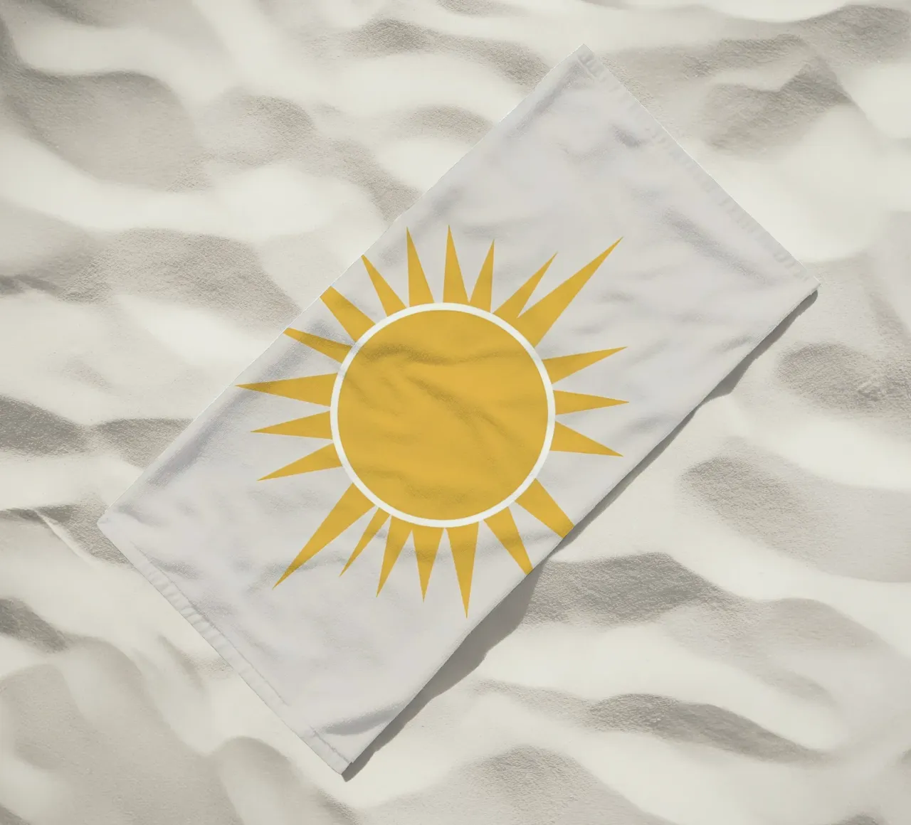 Sole con raggi semplici telo mare da LIFESTYLE OBJECTS