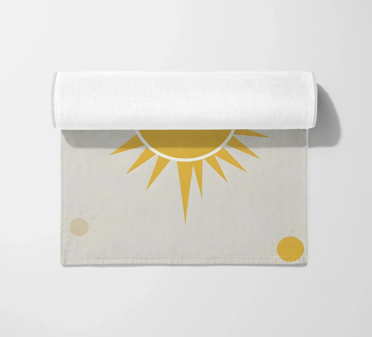 Sole con raggi semplici telo mare da LIFESTYLE OBJECTS