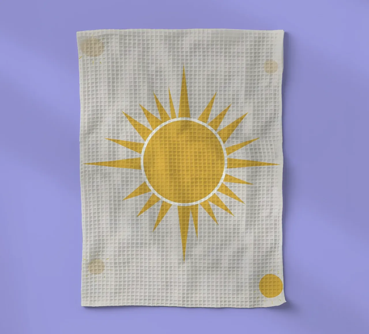 Sole con raggi semplici canovaccio da cucina da LIFESTYLE OBJECTS
