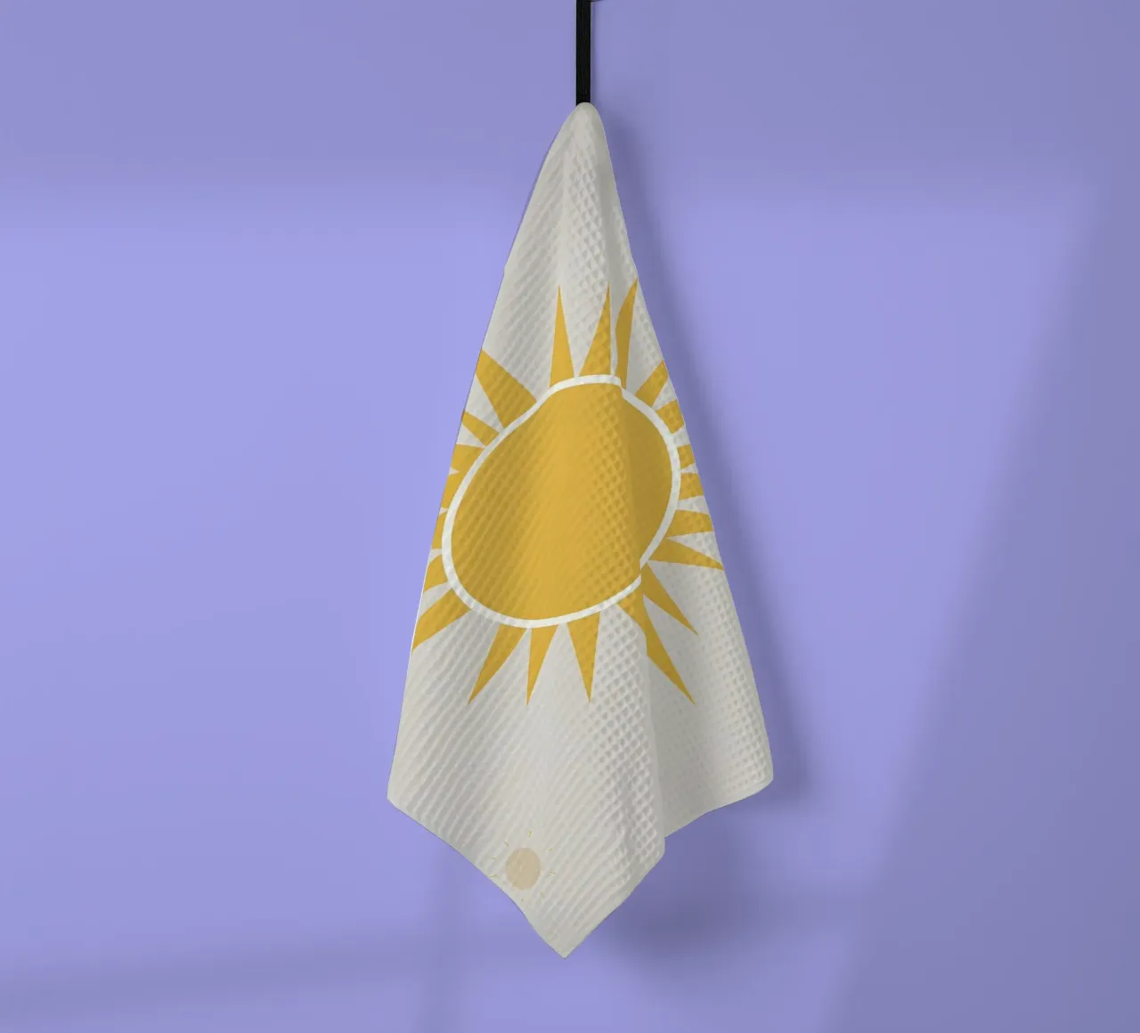 Sole con raggi semplici canovaccio da cucina da LIFESTYLE OBJECTS