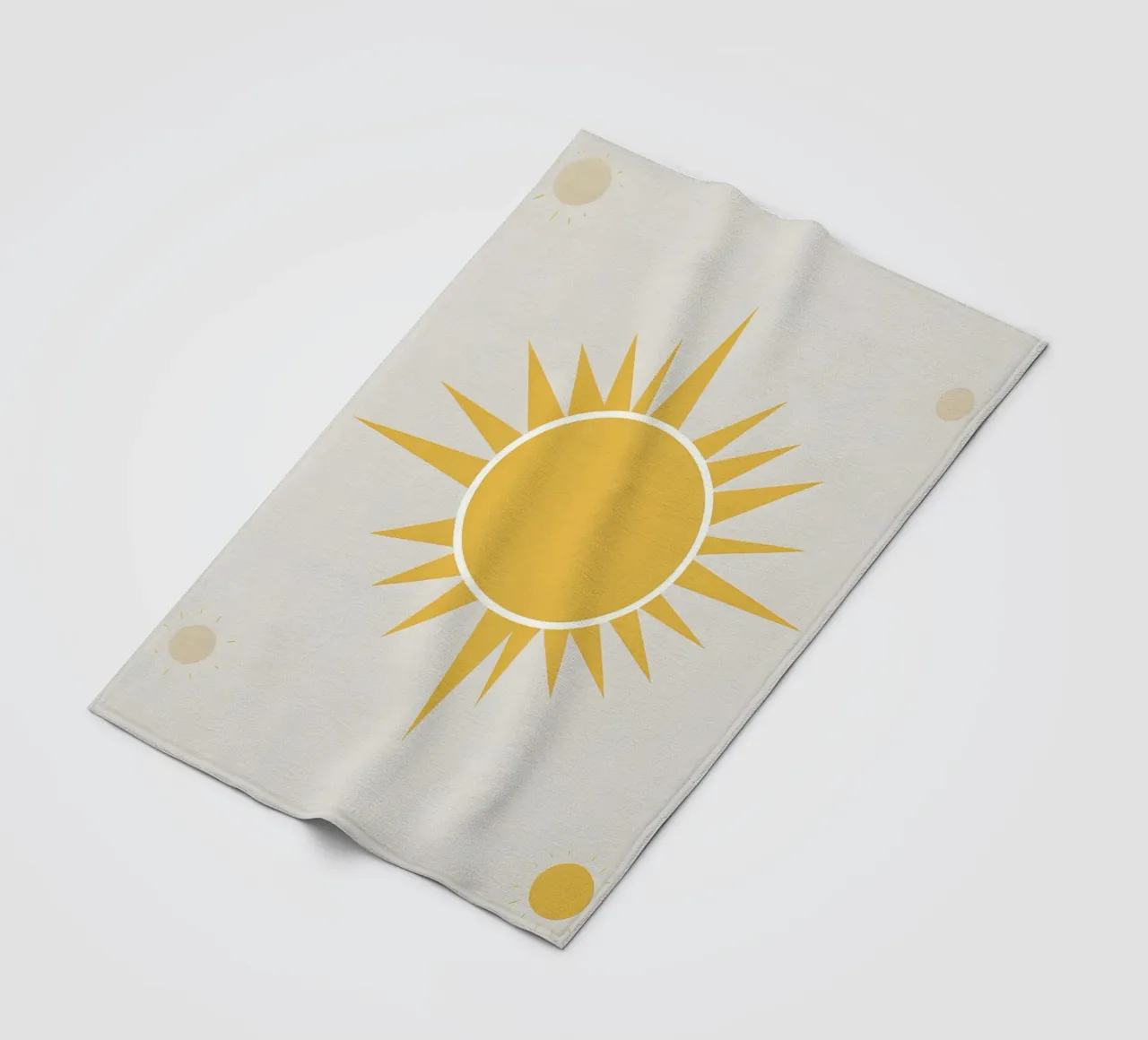 Sole con raggi semplici coperta in pile da LIFESTYLE OBJECTS
