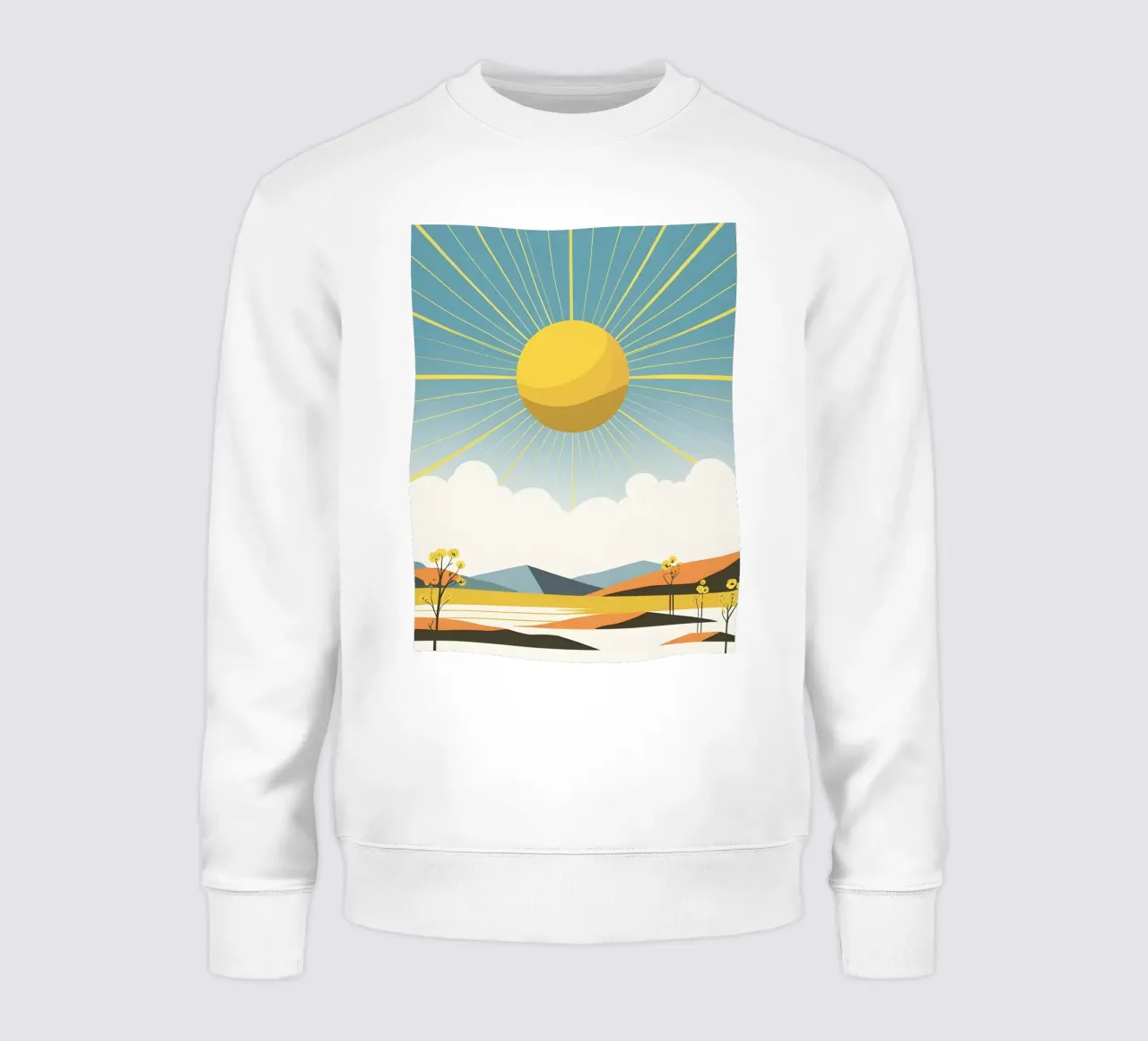Sole con raggi semplici felpa da LIFESTYLE OBJECTS