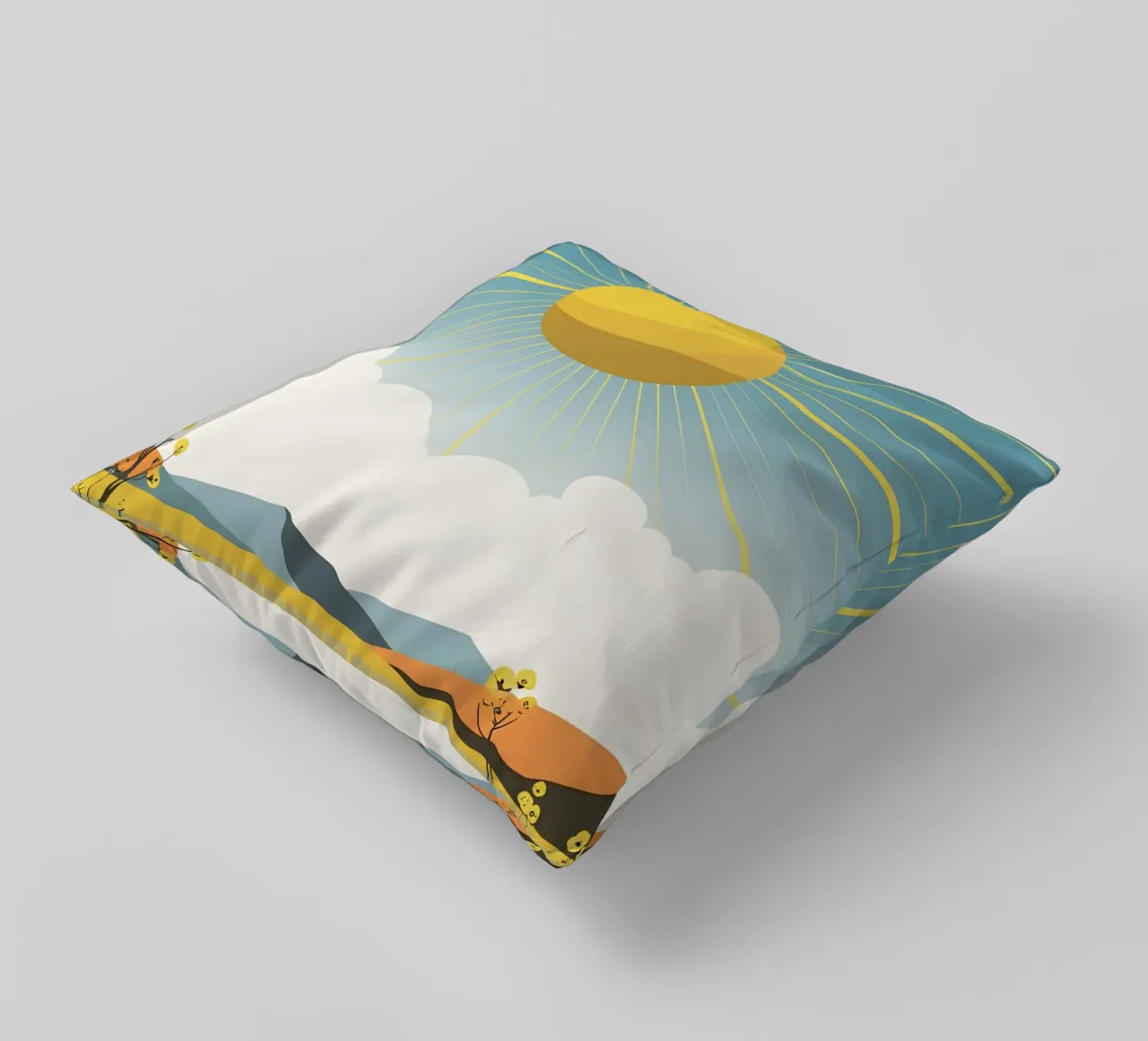 Sole con raggi semplici cuscino da LIFESTYLE OBJECTS