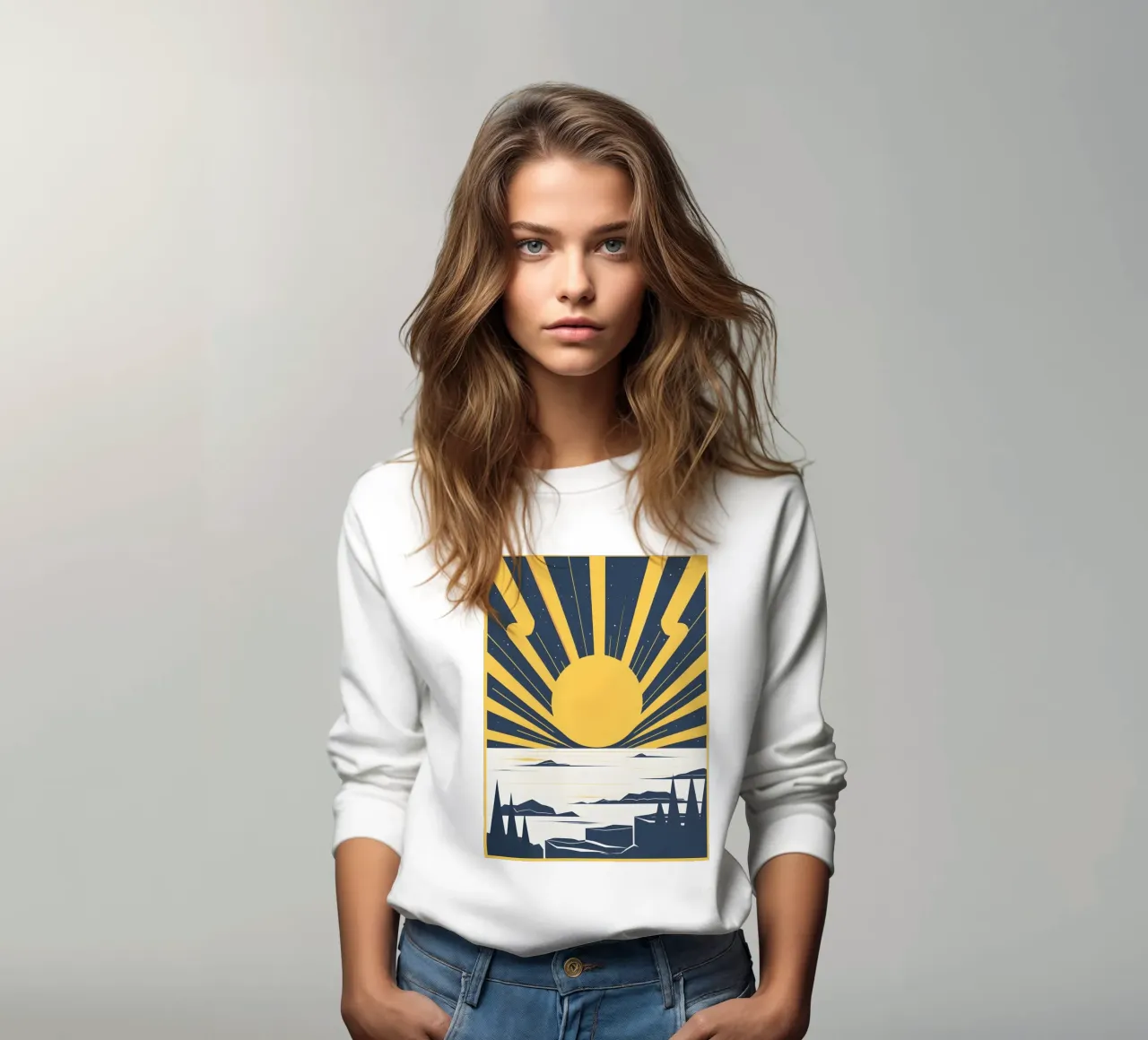 Sole con raggi semplici felpa da LIFESTYLE OBJECTS