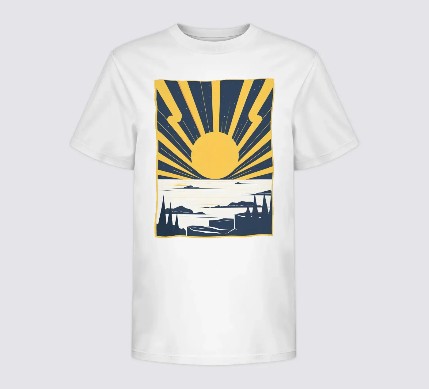 Sun with simple rays kids t-shirt by LIFESTYLE OBJECTS