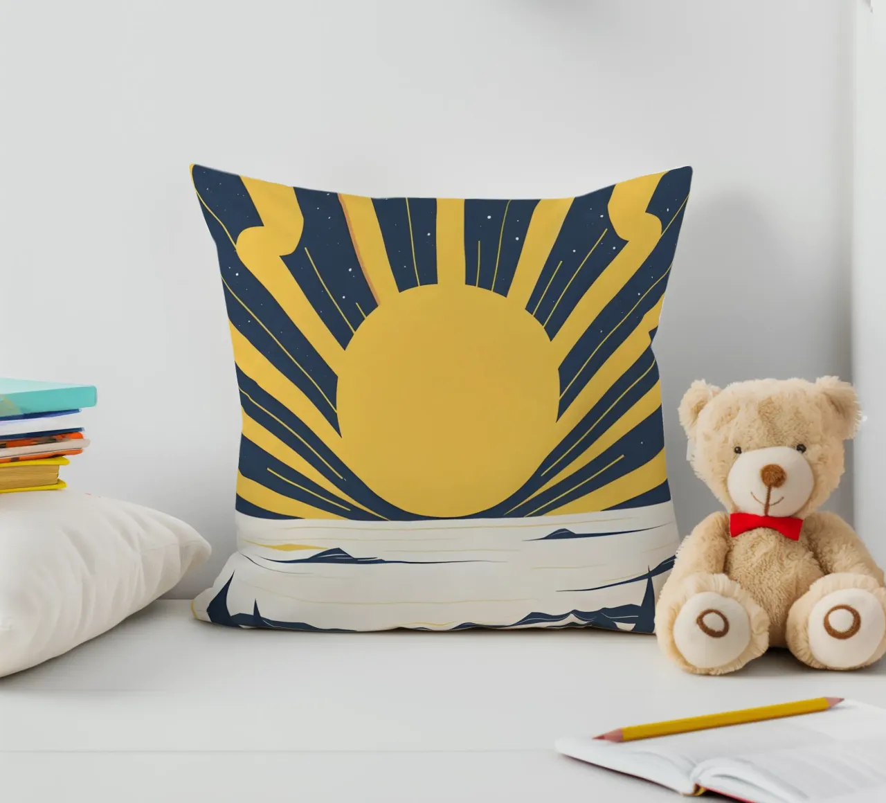 Sole con raggi semplici cuscino da LIFESTYLE OBJECTS