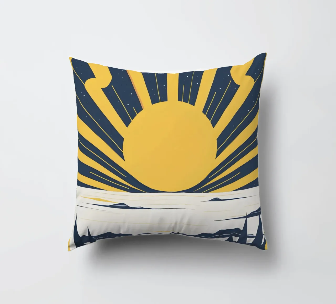 Sole con raggi semplici cuscino da LIFESTYLE OBJECTS