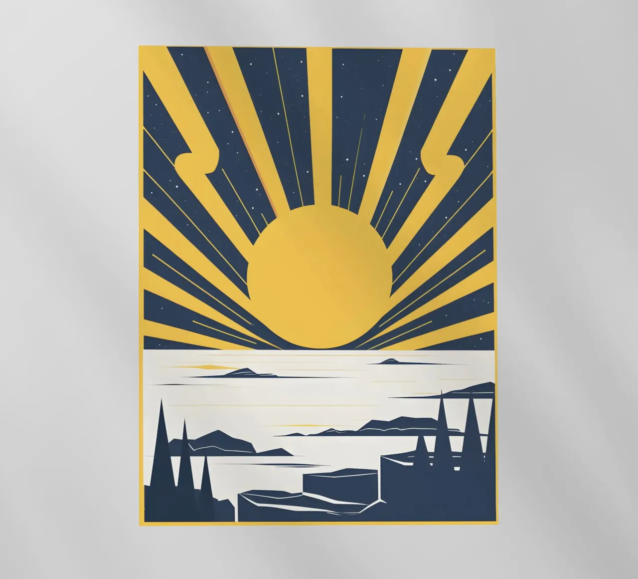 Sole con raggi semplici pellicola backlit da LIFESTYLE OBJECTS