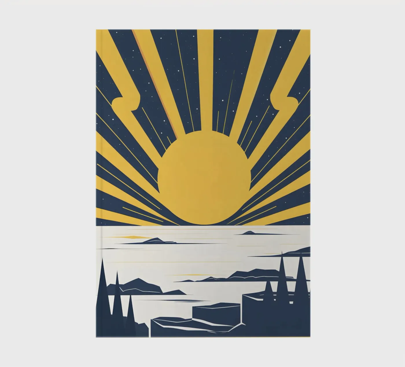 Sun with simple rays quaderno da LIFESTYLE OBJECTS