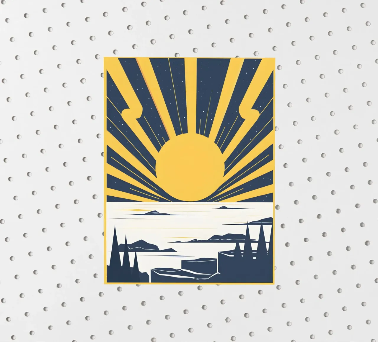 Sun with simple rays sticker by LIFESTYLE OBJECTS