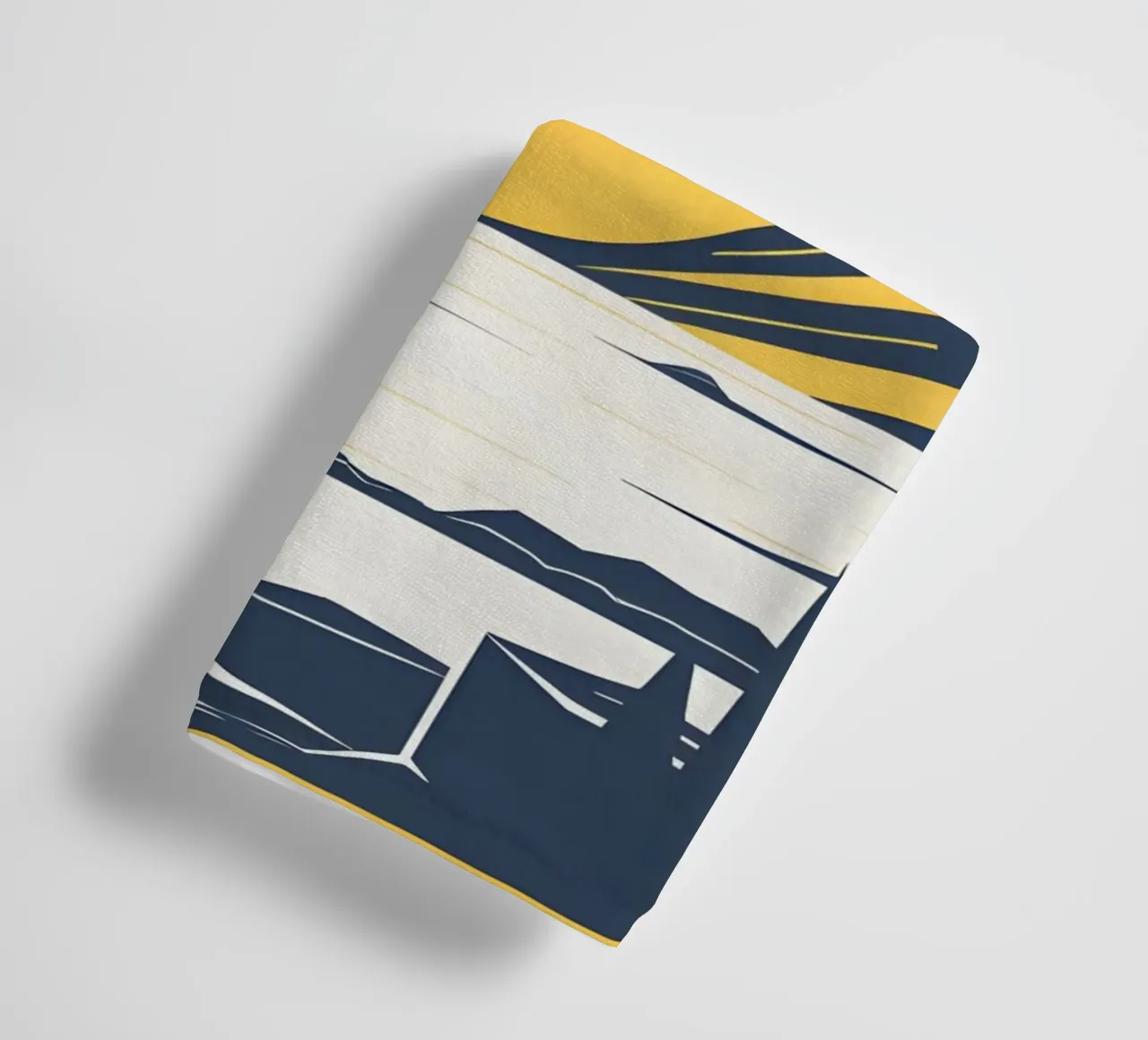 Sun with simple rays towel by LIFESTYLE OBJECTS