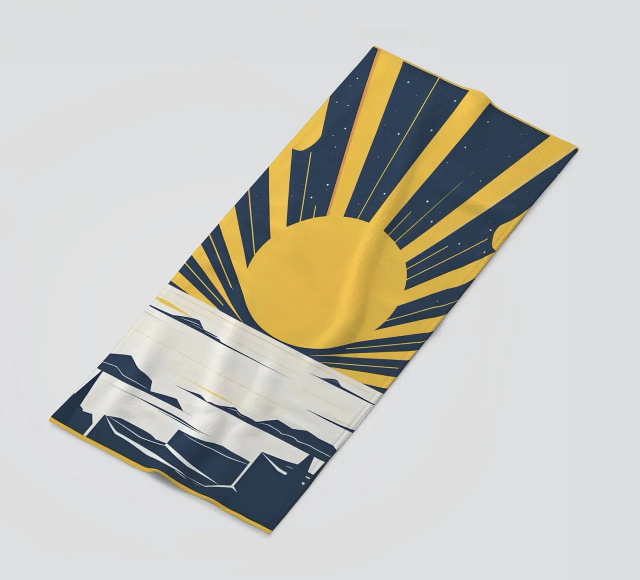 Sole con raggi semplici telo mare da LIFESTYLE OBJECTS