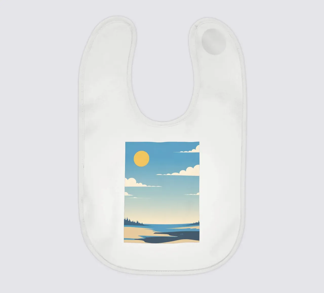 Linea dell'orizzonte semplice bavaglino da LIFESTYLE OBJECTS