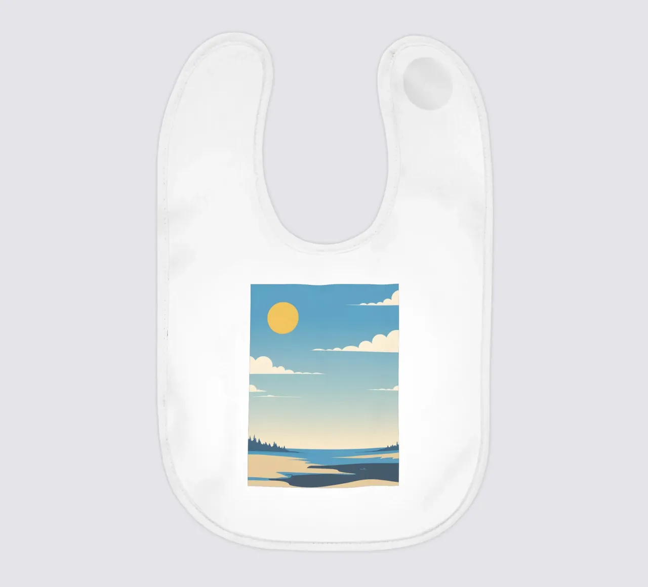 Linea dell'orizzonte semplice bavaglino da LIFESTYLE OBJECTS