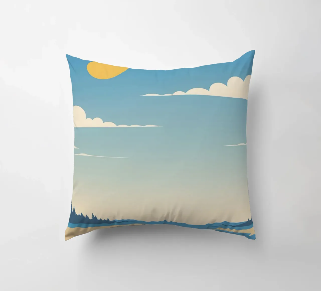 Linea dell'orizzonte semplice cuscino da LIFESTYLE OBJECTS