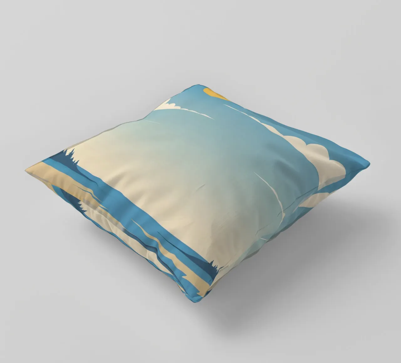 Linea dell'orizzonte semplice cuscino da LIFESTYLE OBJECTS