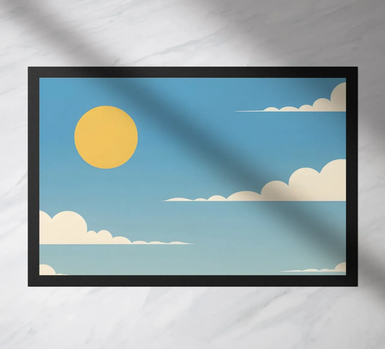 Linea dell'orizzonte semplice zerbino da LIFESTYLE OBJECTS