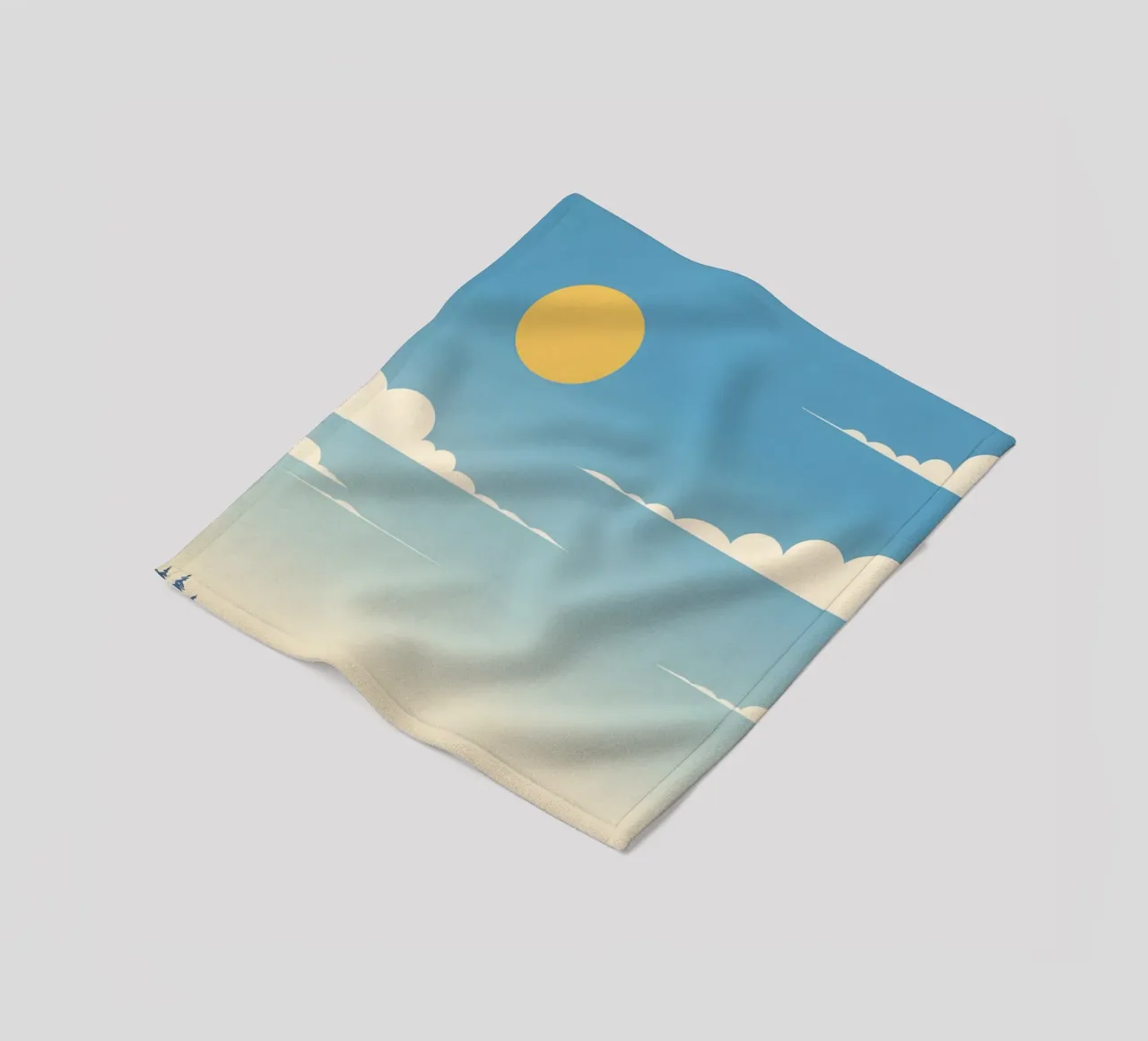 Linea dell'orizzonte semplice coperta in pile da LIFESTYLE OBJECTS