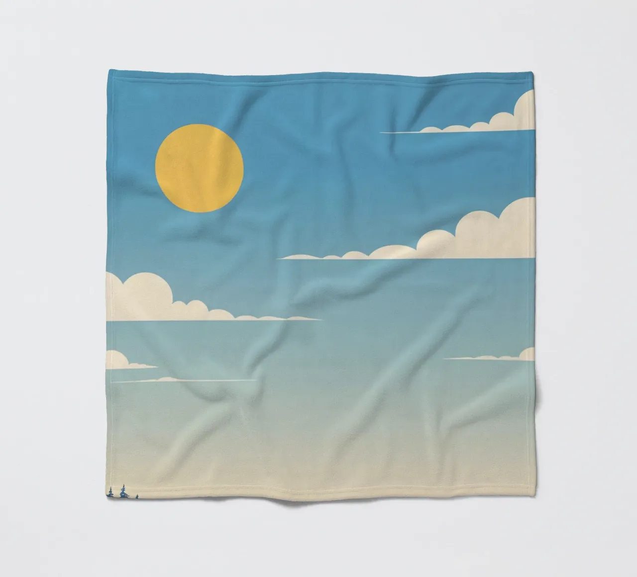 Linea dell'orizzonte semplice coperta in pile da LIFESTYLE OBJECTS