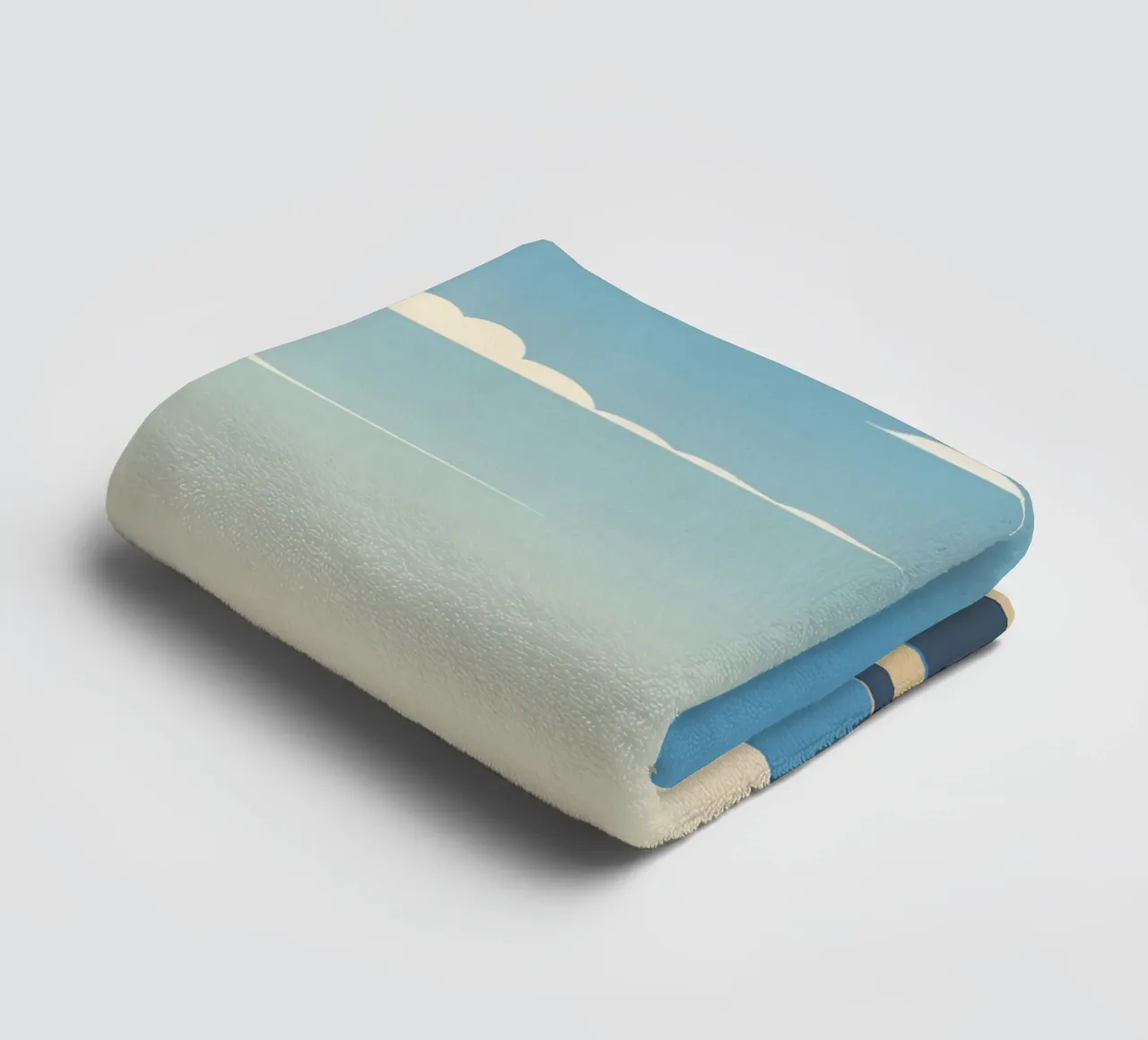 Linea dell'orizzonte semplice asciugamano da bagno da LIFESTYLE OBJECTS