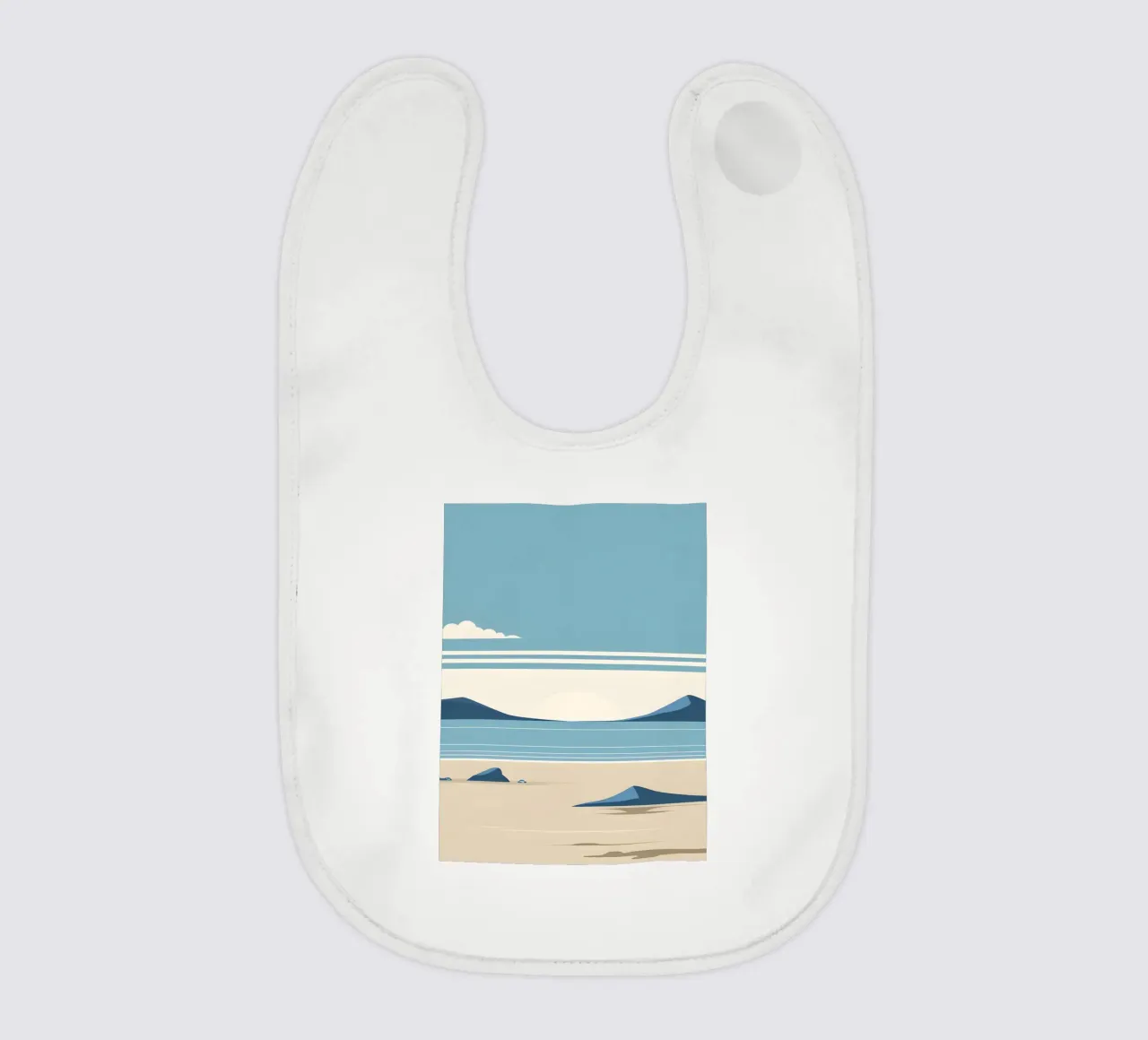 Linea dell'orizzonte semplice bavaglino da LIFESTYLE OBJECTS