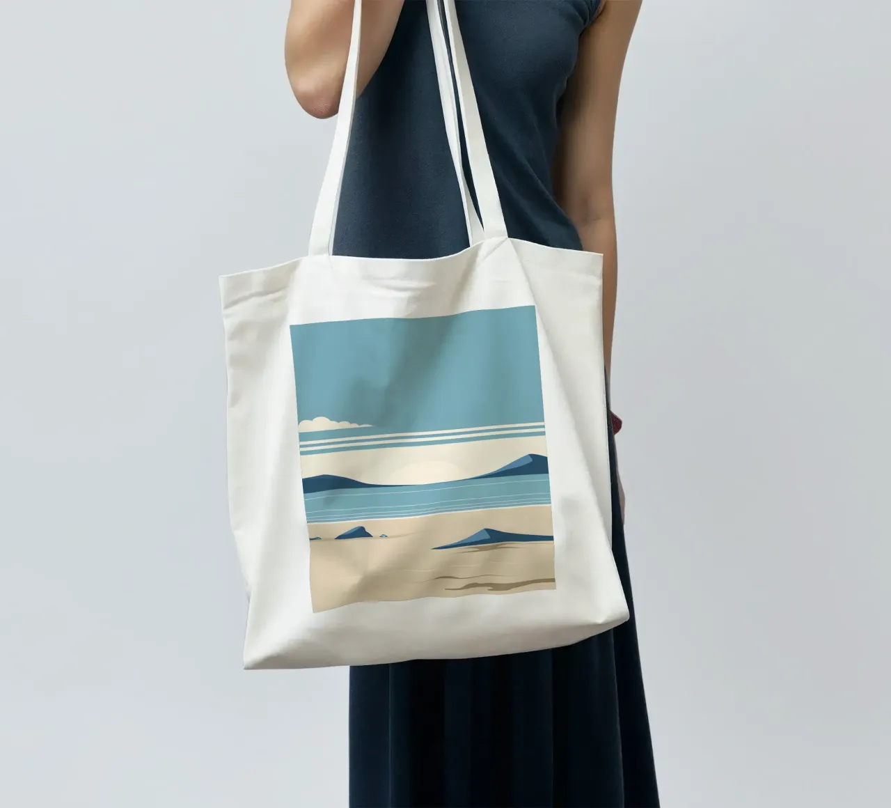 Linea dell'orizzonte semplice borsa in juta da LIFESTYLE OBJECTS