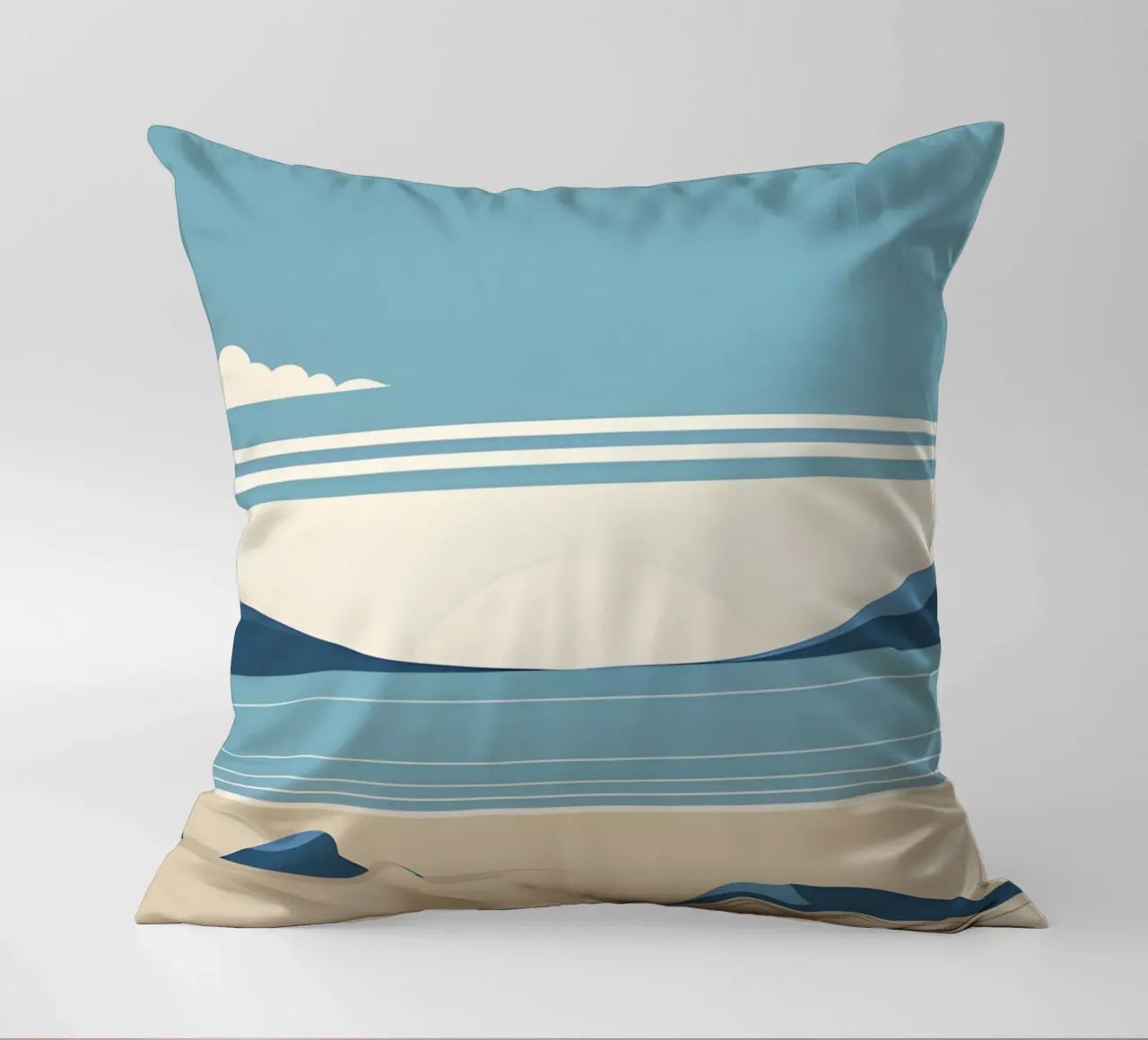 Linea dell'orizzonte semplice cuscino da LIFESTYLE OBJECTS