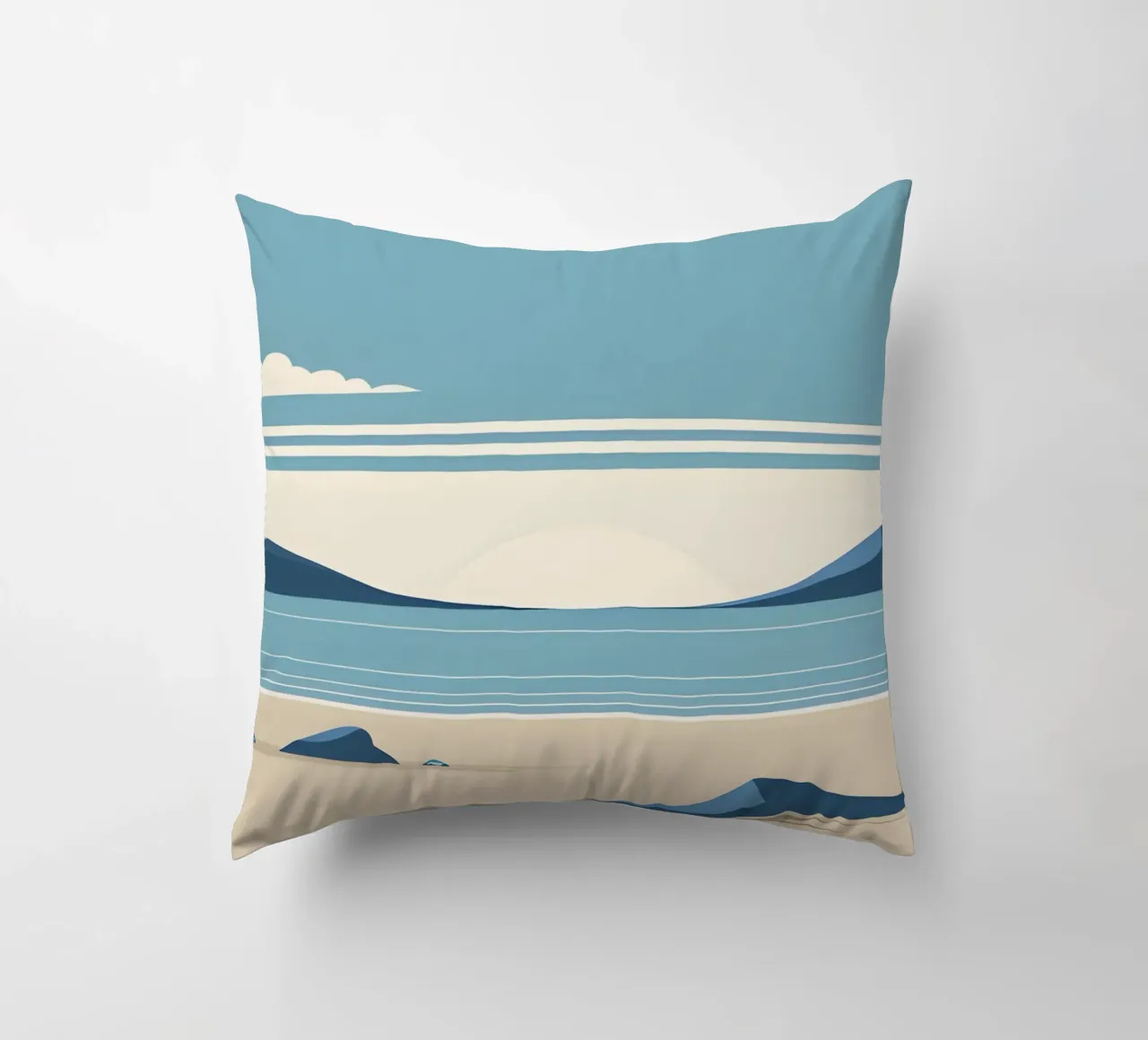 Linea dell'orizzonte semplice cuscino da LIFESTYLE OBJECTS