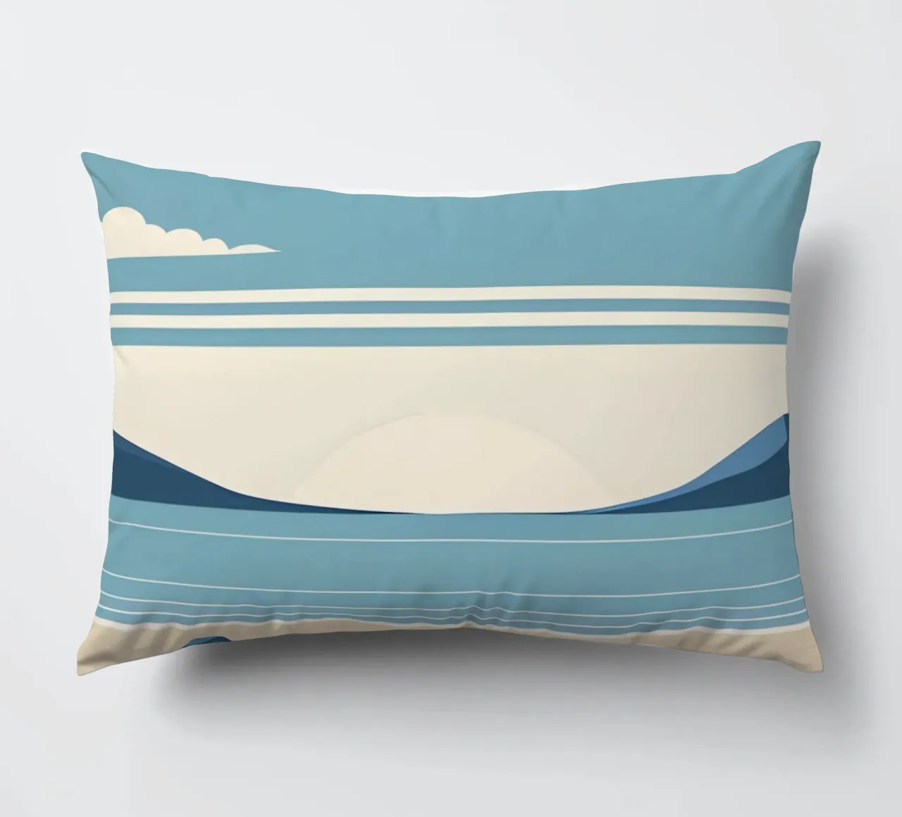 Linea dell'orizzonte semplice cuscino da LIFESTYLE OBJECTS