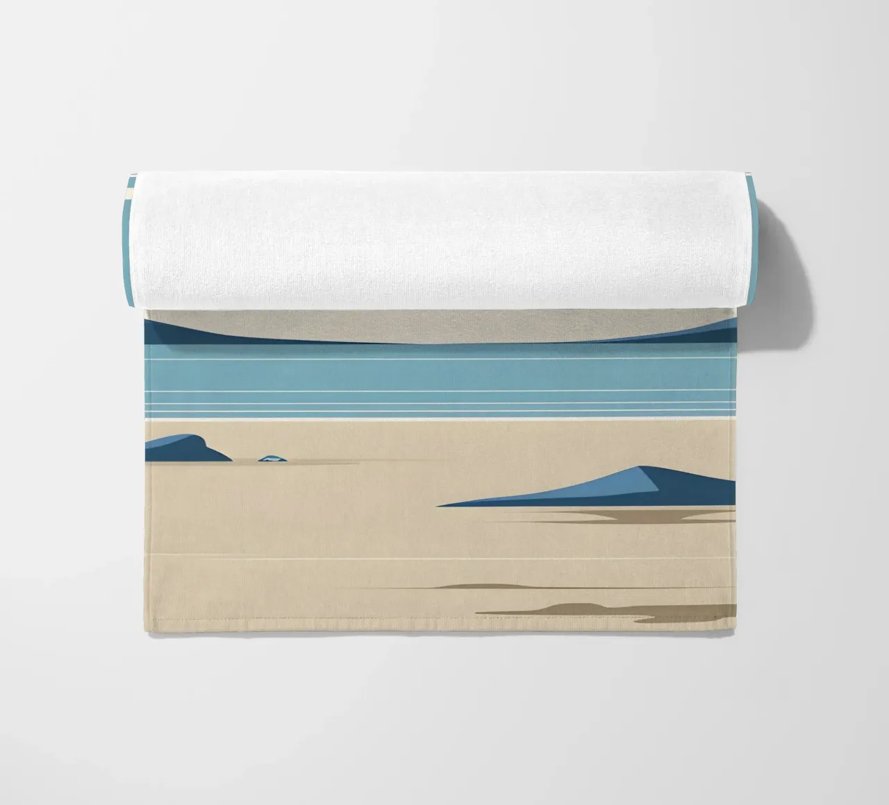 Linea dell'orizzonte semplice telo mare da LIFESTYLE OBJECTS
