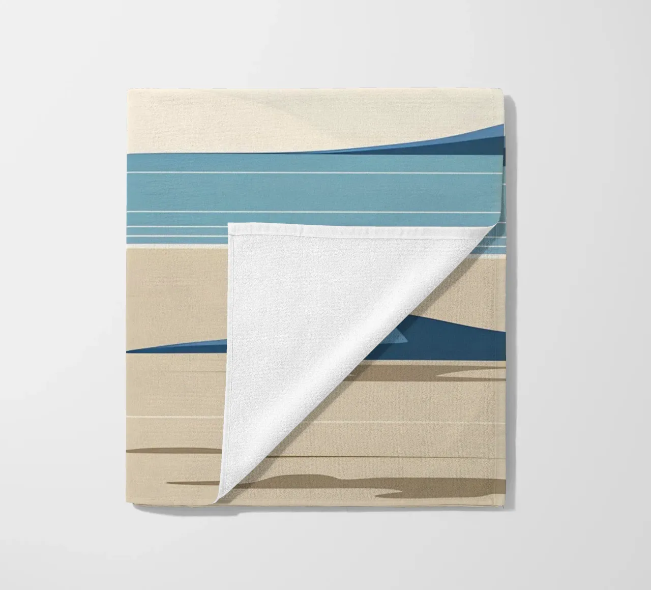 Linea dell'orizzonte semplice telo mare da LIFESTYLE OBJECTS