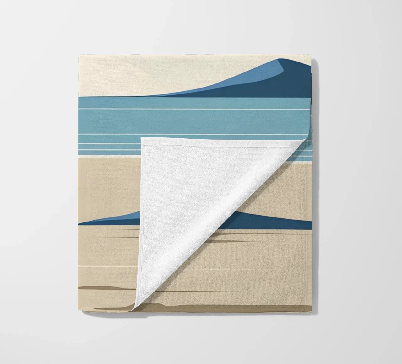 Linea dell'orizzonte semplice telo mare da LIFESTYLE OBJECTS
