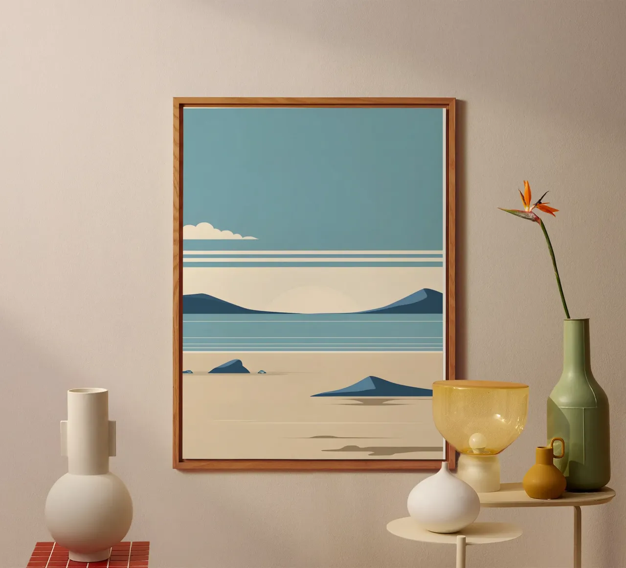 Linea dell'orizzonte semplice alluminio dibond da LIFESTYLE OBJECTS