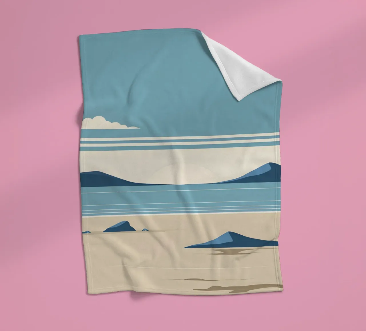 Linea dell'orizzonte semplice coperta in pile da LIFESTYLE OBJECTS