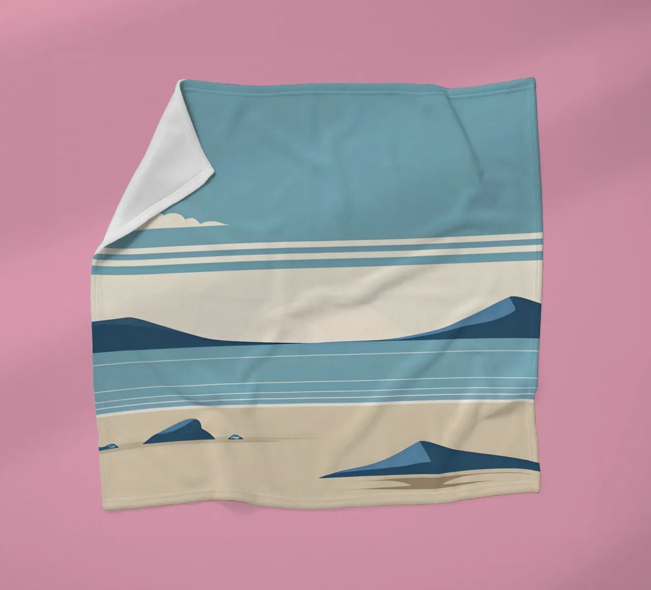 Linea dell'orizzonte semplice coperta in pile da LIFESTYLE OBJECTS