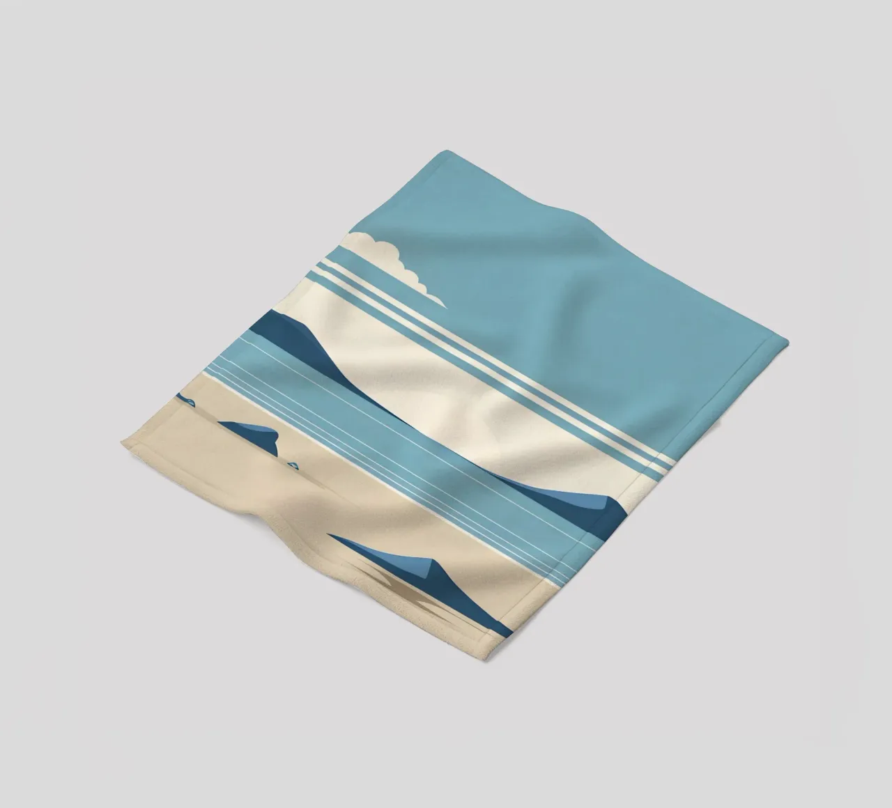 Linea dell'orizzonte semplice coperta in pile da LIFESTYLE OBJECTS