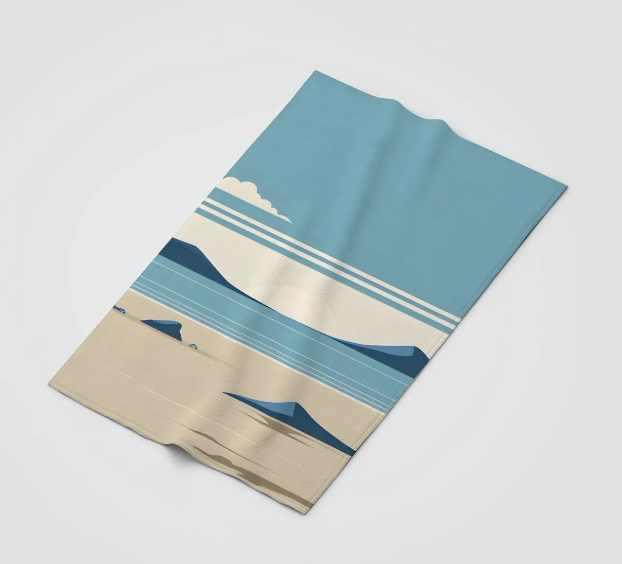 Linea dell'orizzonte semplice coperta in pile da LIFESTYLE OBJECTS