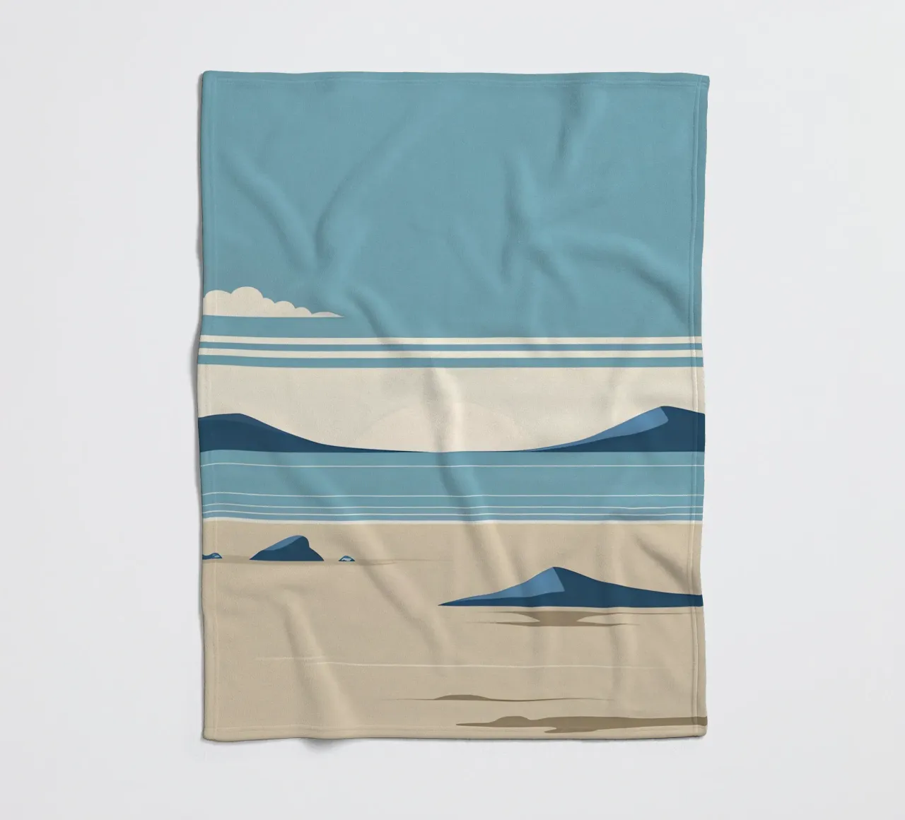 Linea dell'orizzonte semplice coperta in pile da LIFESTYLE OBJECTS