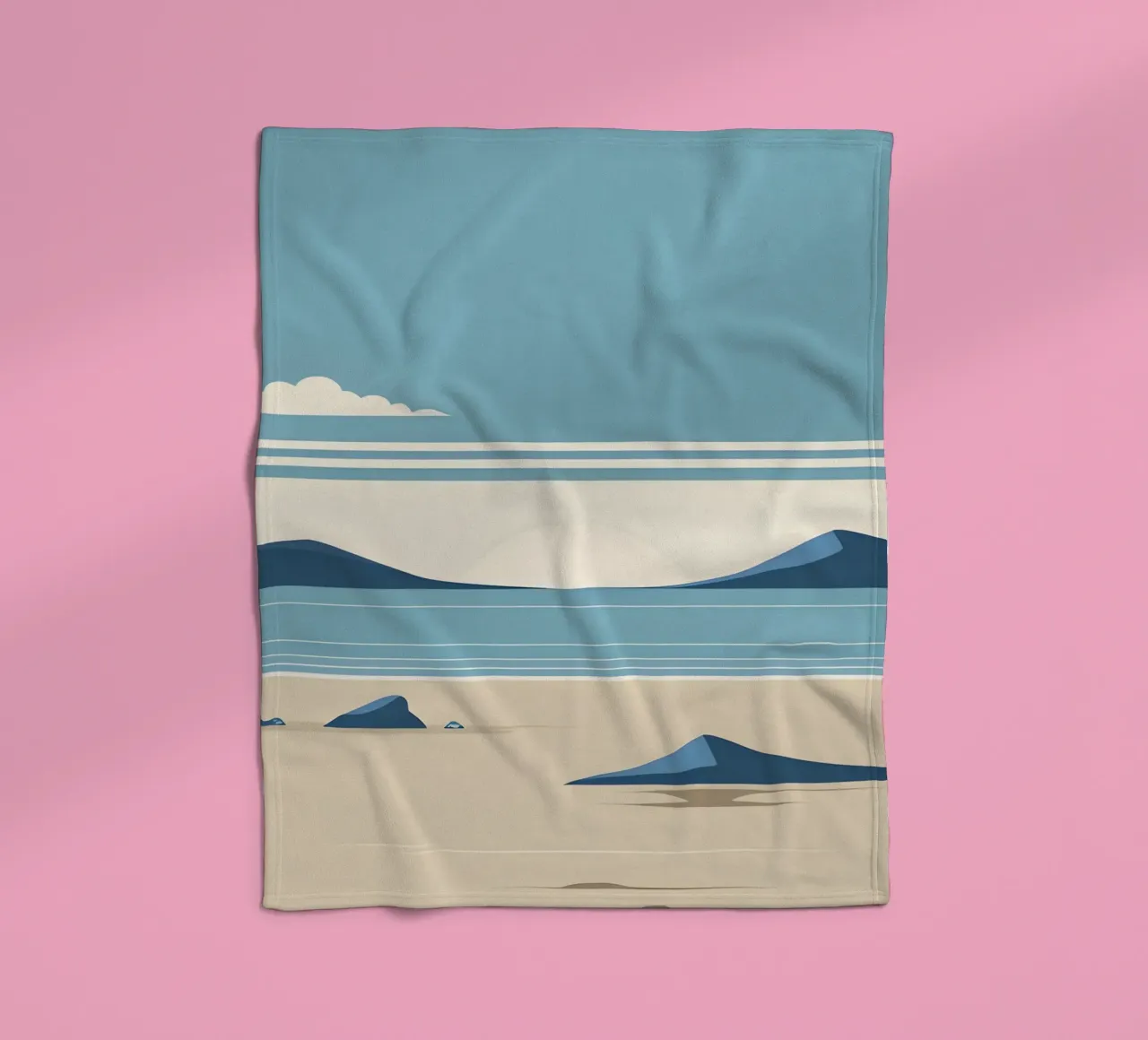 Linea dell'orizzonte semplice coperta in pile da LIFESTYLE OBJECTS