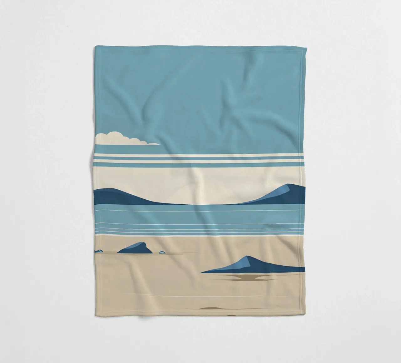 Linea dell'orizzonte semplice coperta in pile da LIFESTYLE OBJECTS