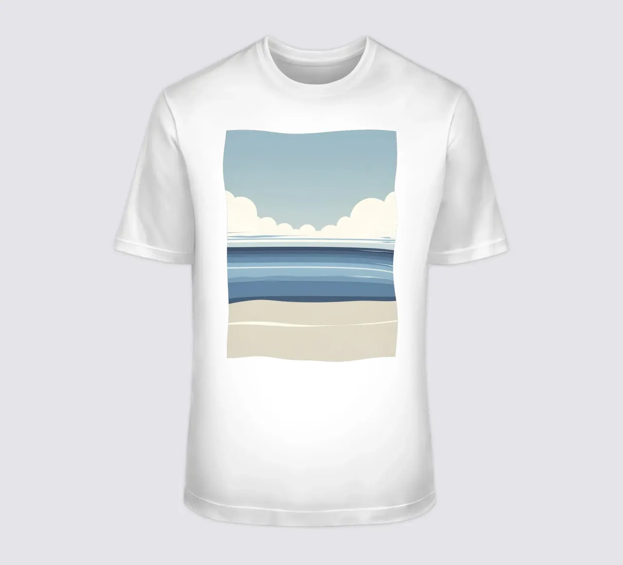 Linea dell'orizzonte semplice t-shirt da LIFESTYLE OBJECTS