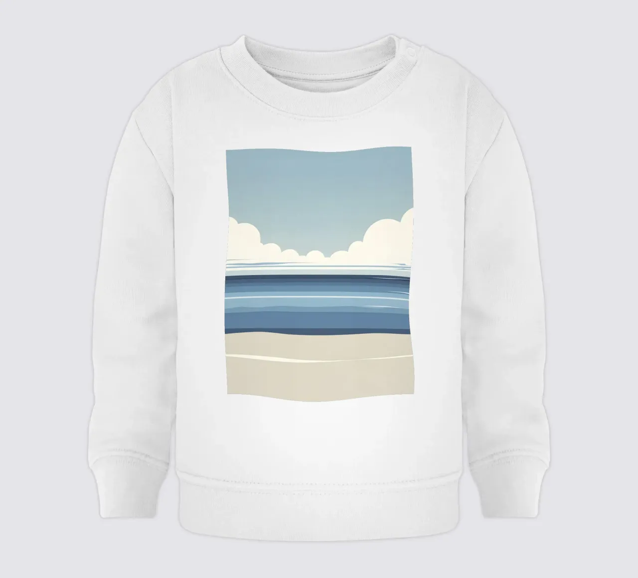 Linea dell'orizzonte semplice felpa neonato da LIFESTYLE OBJECTS