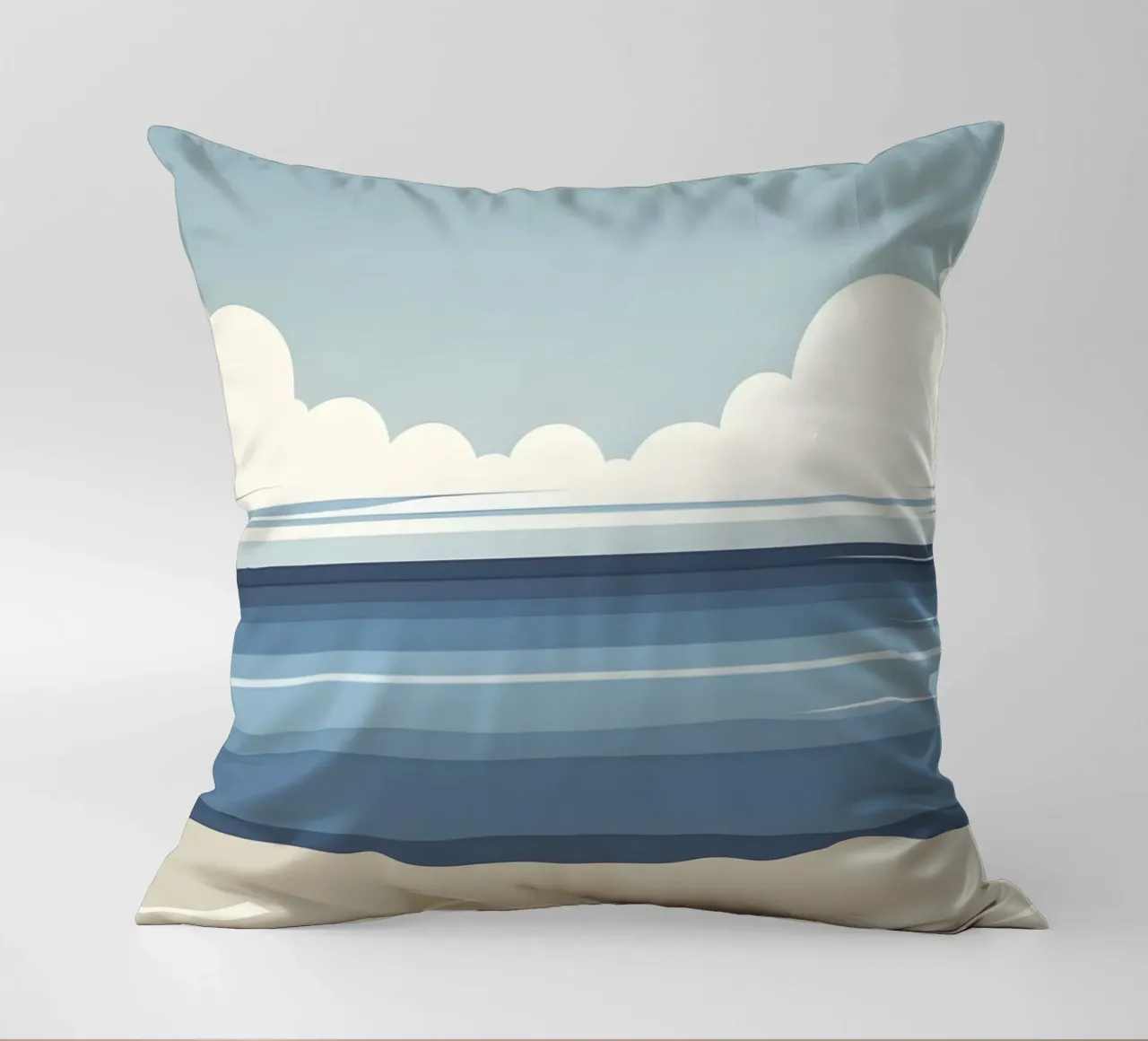 Linea dell'orizzonte semplice cuscino da LIFESTYLE OBJECTS