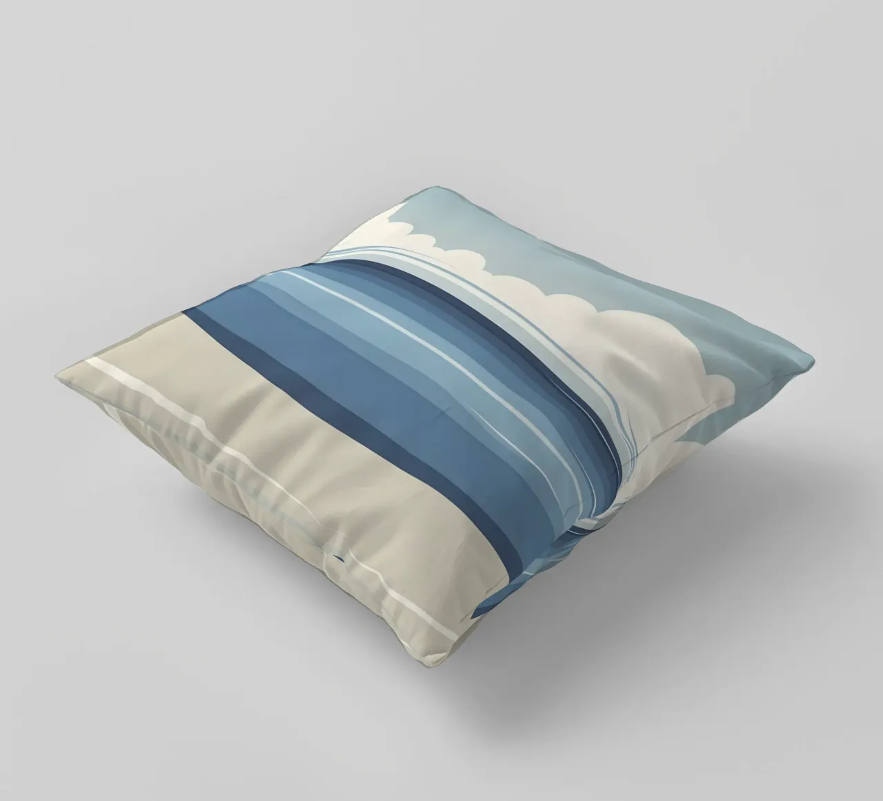 Linea dell'orizzonte semplice cuscino da LIFESTYLE OBJECTS