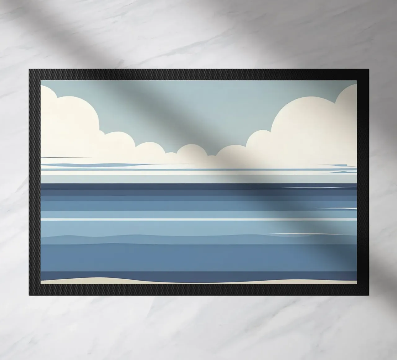 Linea dell'orizzonte semplice zerbino da LIFESTYLE OBJECTS