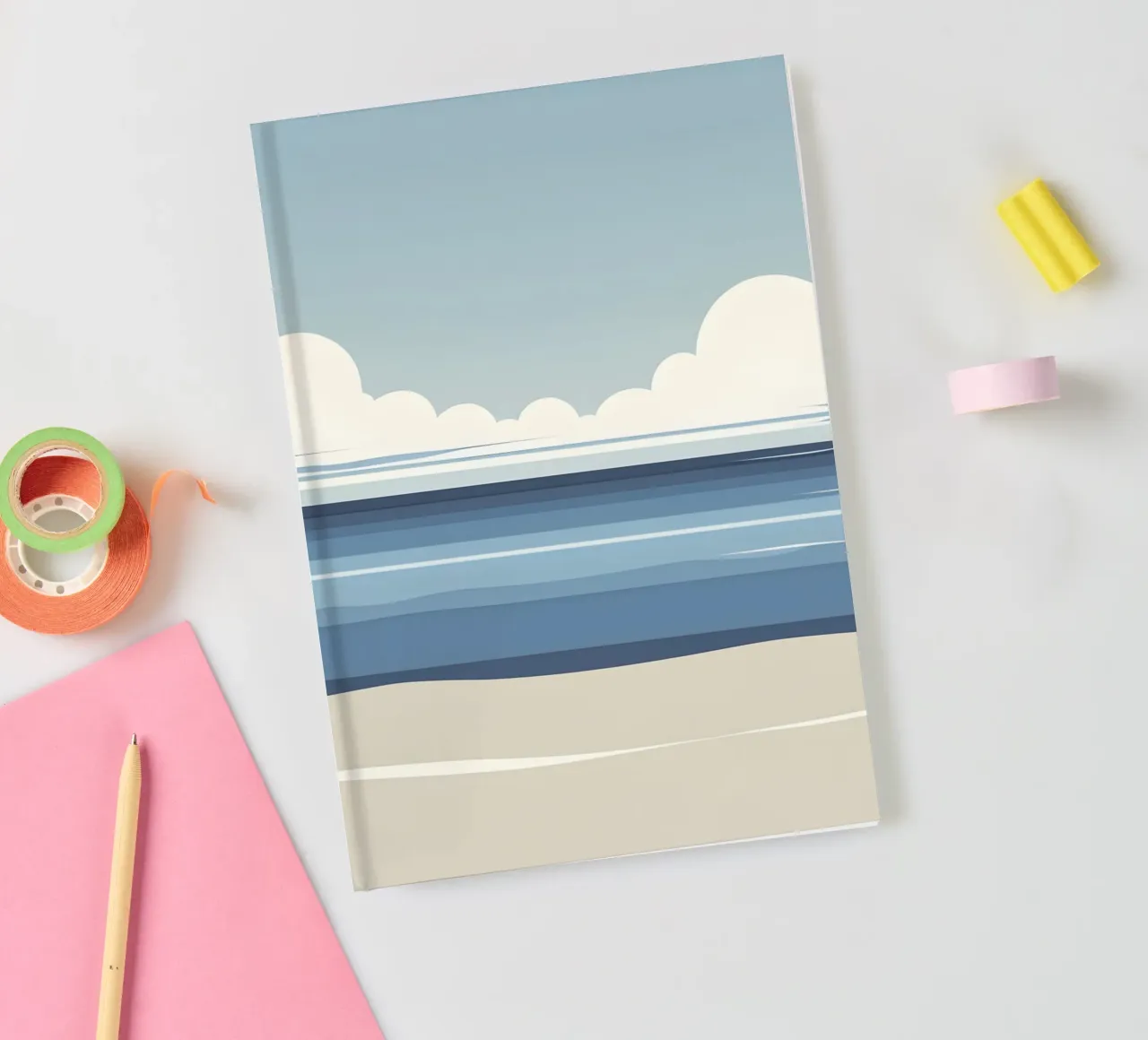 Simple horizon line notebook by LIFESTYLE OBJECTS