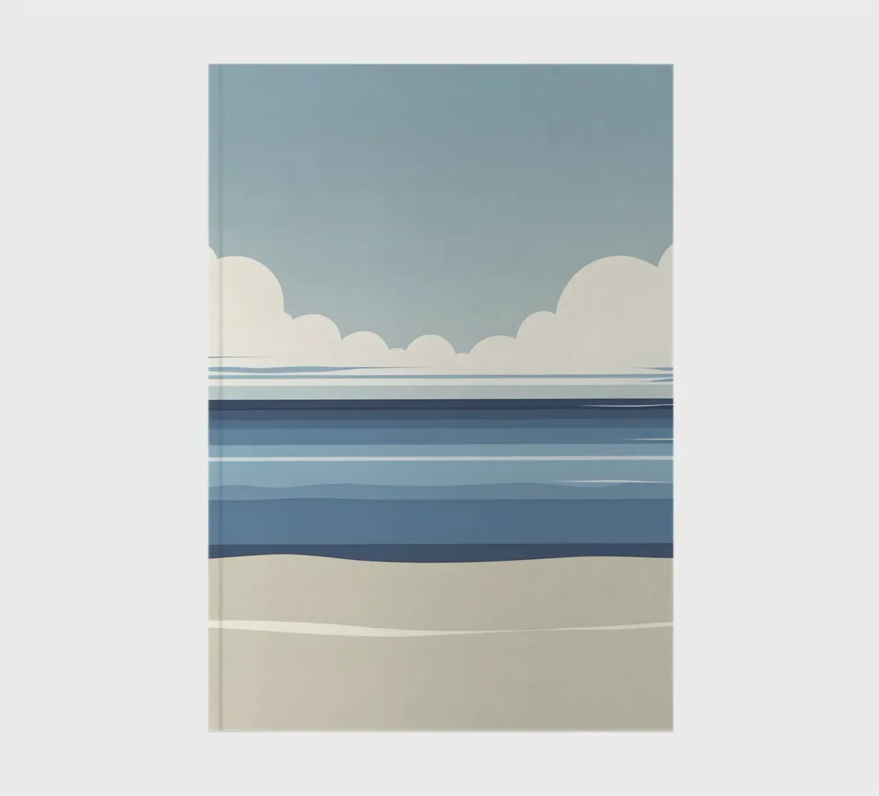 Simple horizon line notebook by LIFESTYLE OBJECTS