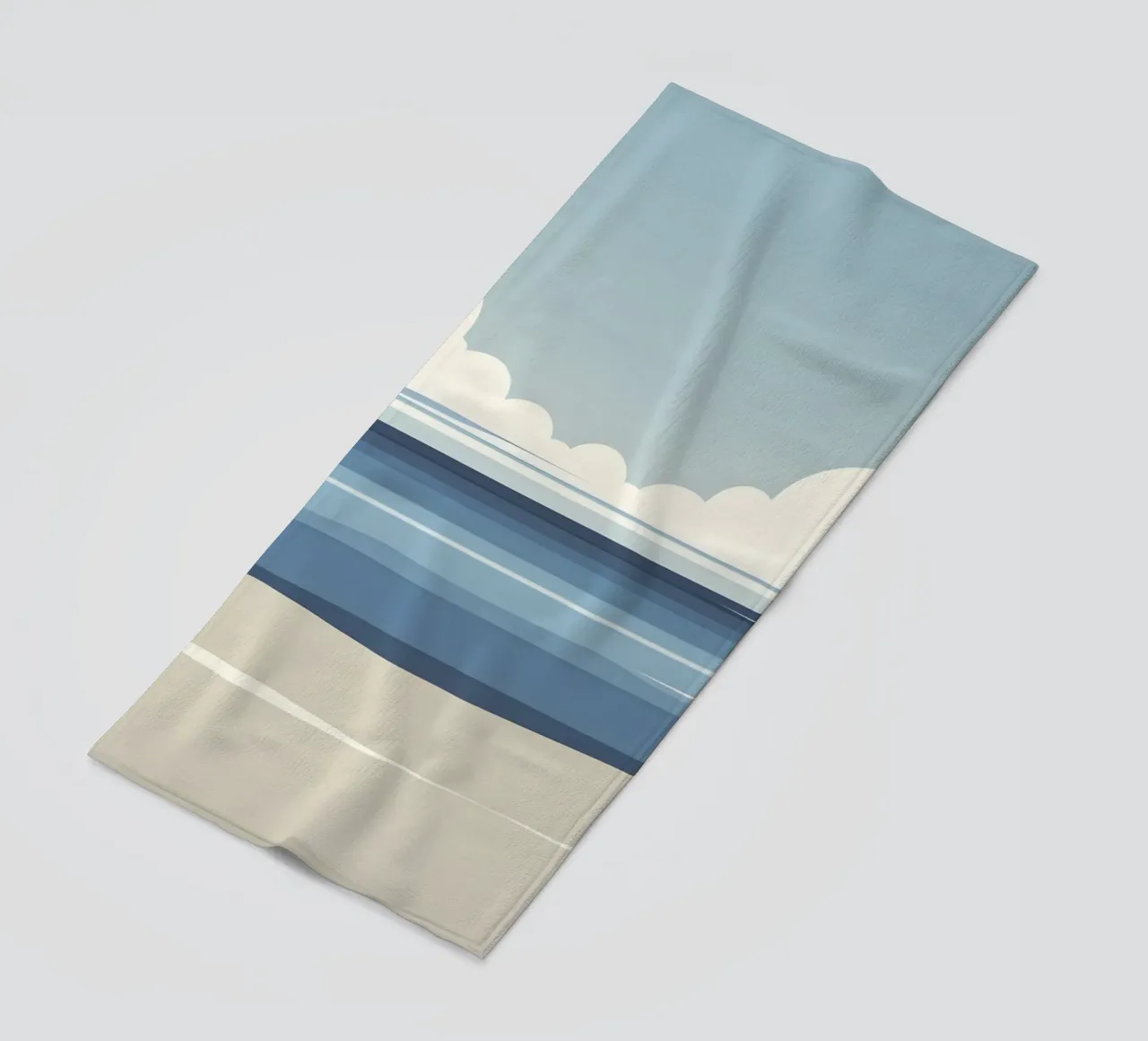 Linea dell'orizzonte semplice telo mare da LIFESTYLE OBJECTS